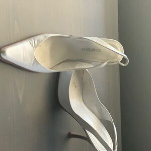 Bebe Women's White Heels